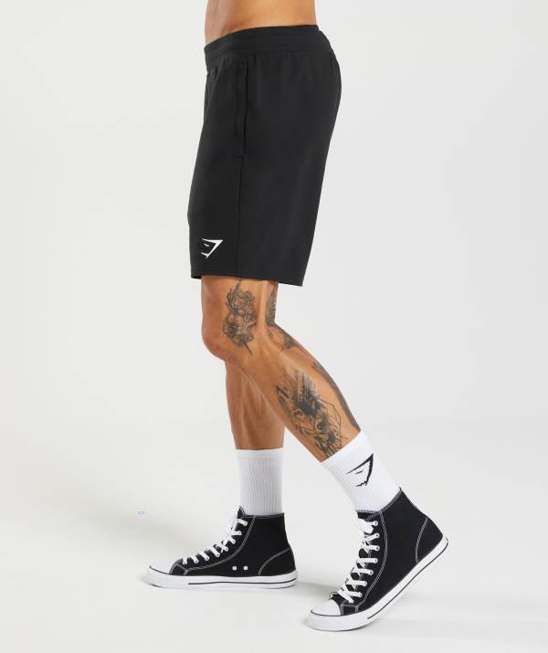 Panske Šortky Gymshark Critical 7" Čierne | RG4795013